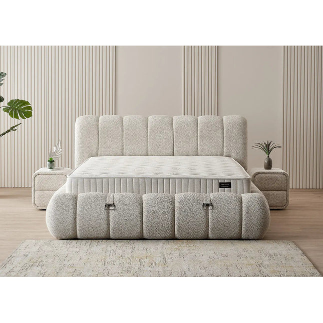 Roana 7 - vyöhykkeinen sänky säilytystilalla - 160/180/200x200 cm - KalusteDuo_Huonekaluliike_Sänky