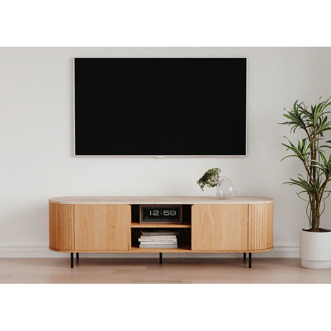 Ronda TV‑taso 160 cm - tammi - KalusteDuoHuonekaluliikeTV - taso