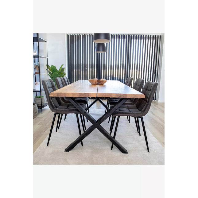 Ruokailuryhmä Toulon pöytä ja Middelfart tuolit - KalusteDuoHuonekaluliikeRuokailuryhmä