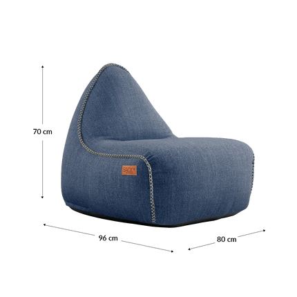SACKit Cobana säkkituoli - Kirra Indigo - KalusteDuoHuonekaluliikesäkkituoli