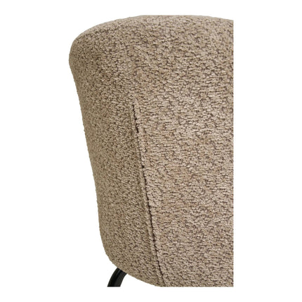 Safira — ruokapöydän tuoli, beige bouclé (House Nordic) - KalusteDuo_Huonekaluliike_ruokapöydän tuoli