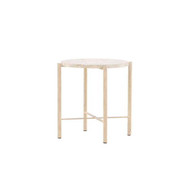 Sandhamn sohvapöytä ⌀40 - Mactan / beige - KalusteDuo_Huonekaluliike_Pöytä