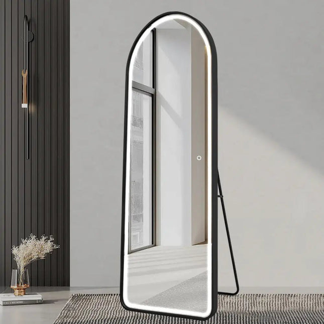 Serenity Arch ‑ kaaripeili LED‑valolla 60x165 cm - KalusteDuo_Huonekaluliike_Peili