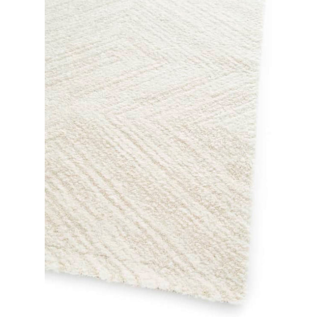 Siro matto valkoinen/beige – kalasaba‑kuvio | 160×230 & 200×290 - #KalusteDuo_#Huonekaluliike_Matto