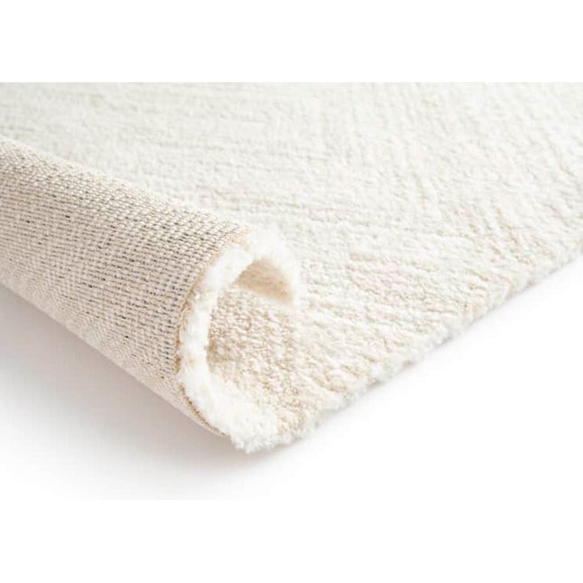 Siro matto valkoinen/beige – kalasaba‑kuvio | 160×230 & 200×290 - #KalusteDuo_#Huonekaluliike_Matto