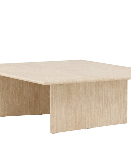 Skagen sohvapöytä 100x120 - travertiininvärinen / FSC 100% - #KalusteDuo_#Huonekaluliike_Pöytä