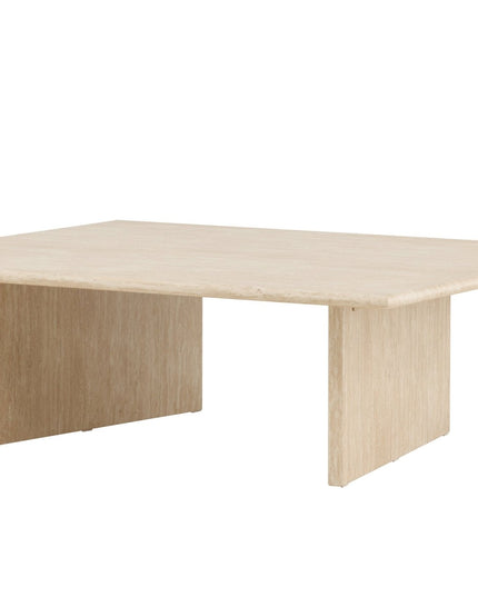 Skagen sohvapöytä 100x120 - travertiininvärinen / FSC 100% - #KalusteDuo_#Huonekaluliike_Pöytä