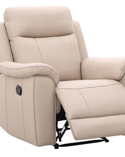 Soft Rest 1‑istuttava recliner tuoli - beige nahka - KalusteDuo_Huonekaluliike_recliner tuoli