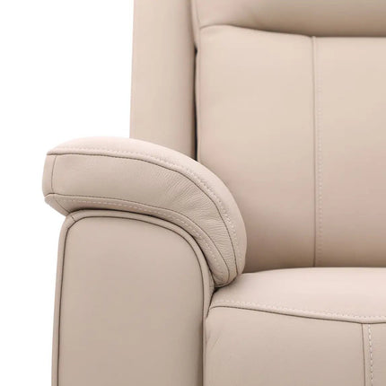 Soft Rest 1‑istuttava recliner tuoli - beige nahka - KalusteDuo_Huonekaluliike_recliner tuoli