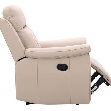 Soft Rest 1‑istuttava recliner tuoli - beige nahka - KalusteDuo_Huonekaluliike_recliner tuoli
