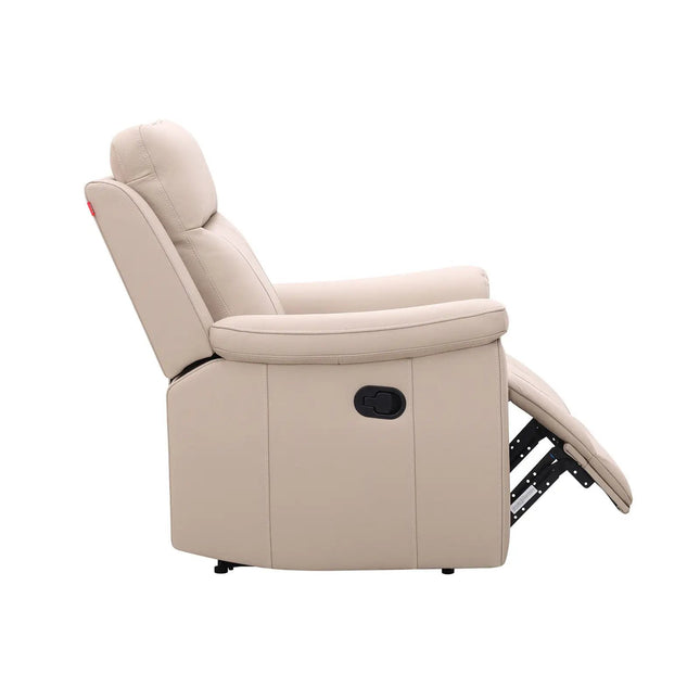 Soft Rest 1‑istuttava recliner tuoli - beige nahka - KalusteDuo_Huonekaluliike_recliner tuoli