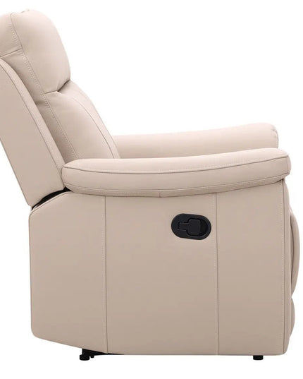 Soft Rest 1‑istuttava recliner tuoli - beige nahka - KalusteDuo_Huonekaluliike_recliner tuoli