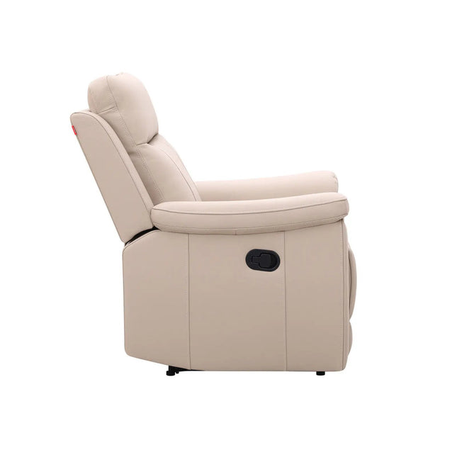 Soft Rest 1‑istuttava recliner tuoli - beige nahka - KalusteDuo_Huonekaluliike_recliner tuoli