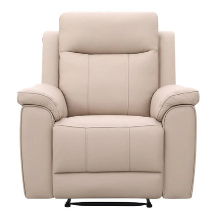 Soft Rest 1‑istuttava recliner tuoli - beige nahka - KalusteDuo_Huonekaluliike_recliner tuoli