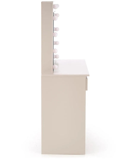 Stella Meikkipöytä Valoilla beige 94 cm - KalusteDuo_Huonekaluliike_Meikkipöytä