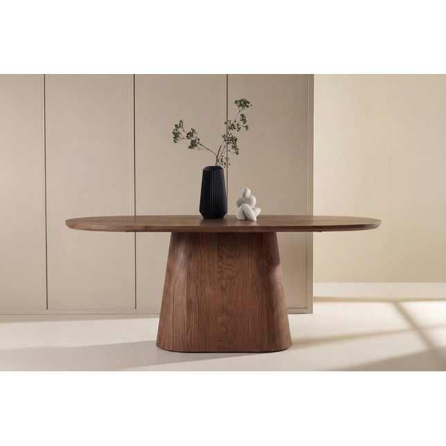 Stjärnö ruokapöytä 90x200 cm - mokka / MDF viilu - KalusteDuo_Huonekaluliike_Ruokapöytä