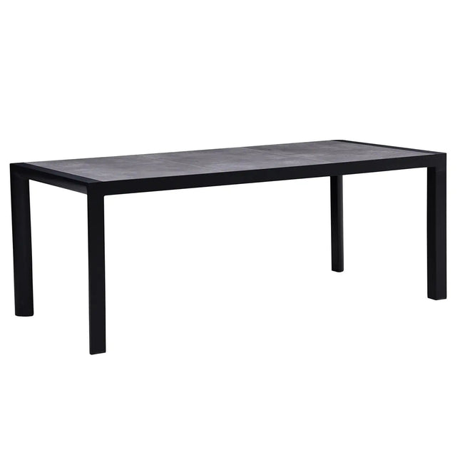 StoneLine ruokapöytä ulkokäyttöön – keraaminen kansi 194x90 cm - KalusteDuo_Huonekaluliike_Ruokapöytä ulkokäyttöön