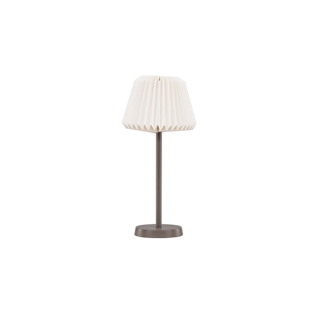 Tandådalen 25cm pöytävalaisin - mokka / valkoinen - KalusteDuo_Huonekaluliike_Valaisin