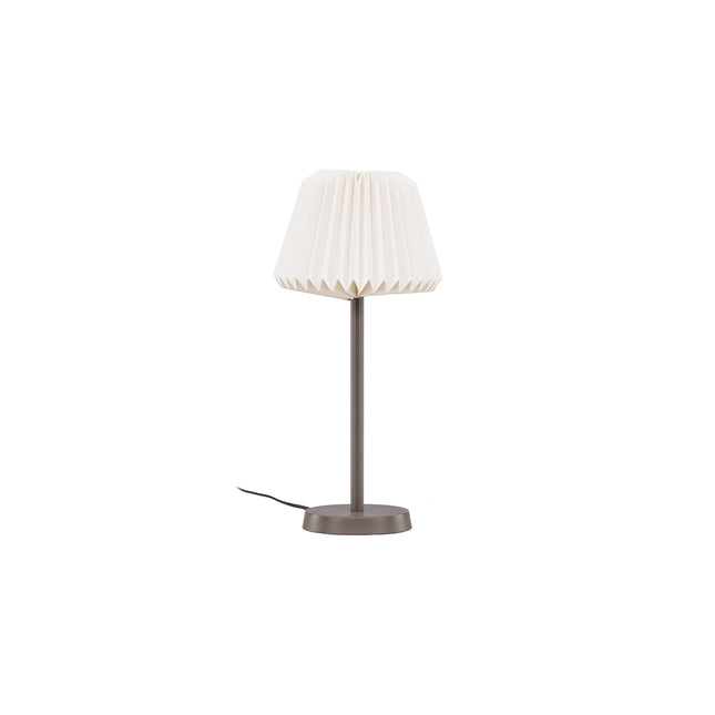 Tandådalen 25cm pöytävalaisin - mokka / valkoinen - KalusteDuo_Huonekaluliike_Valaisin