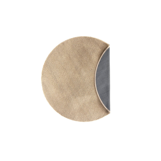 Teddy polyesteri - ø200 -pyöreä-beige - KalusteDuo_Huonekaluliike_Matto