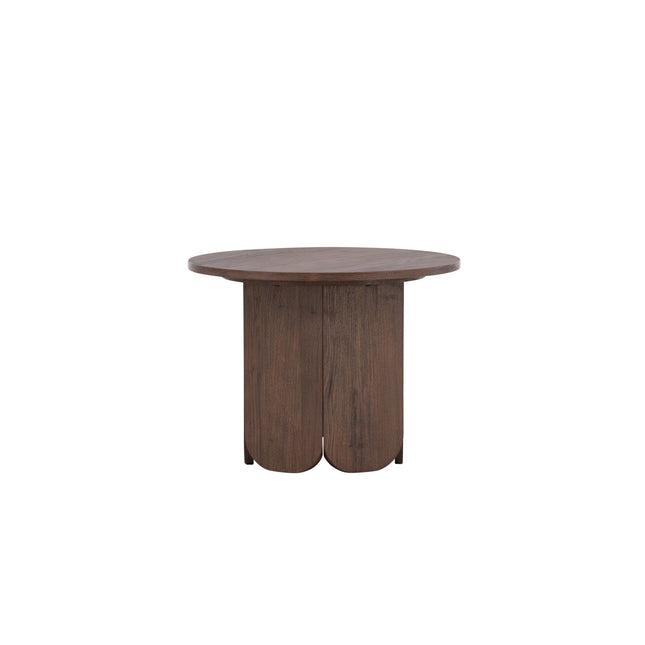 Tekla sohvapöytä ø60x45 cm - MDF ja mokka 3D-paperi - KalusteDuo_Huonekaluliike_Pöytä
