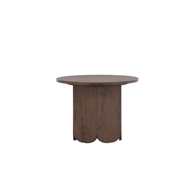 Tekla sohvapöytä ø60x45 cm - MDF ja mokka 3D-paperi - KalusteDuo_Huonekaluliike_Pöytä