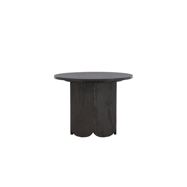 Tekla sohvapöytä ø60x45 cm - MDF ja musta 3D-paperi - KalusteDuo_Huonekaluliike_Pöytä