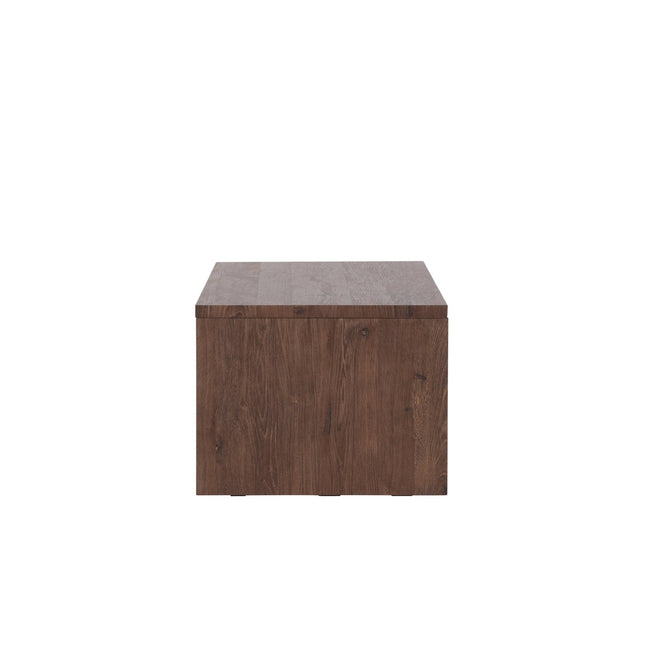 Telemarket sohvapöytä 110x50x38 cm - MDF ja mokka 3D-paperi - KalusteDuo_Huonekaluliike_Pöytä
