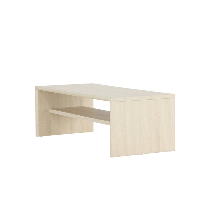 Telemarket sohvapöytä 110x50x38 cm - MDF ja valkolakattu 3D-paperi - KalusteDuo_Huonekaluliike_Pöytä