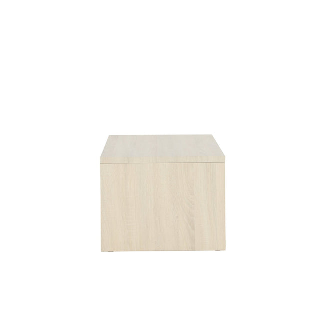 Telemarket sohvapöytä 110x50x38 cm - MDF ja valkolakattu 3D-paperi - KalusteDuo_Huonekaluliike_Pöytä