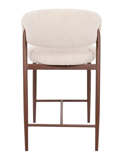 Teo Baarituoli - beige/pähkinä - KalusteDuo_Huonekaluliike_Baarituoli