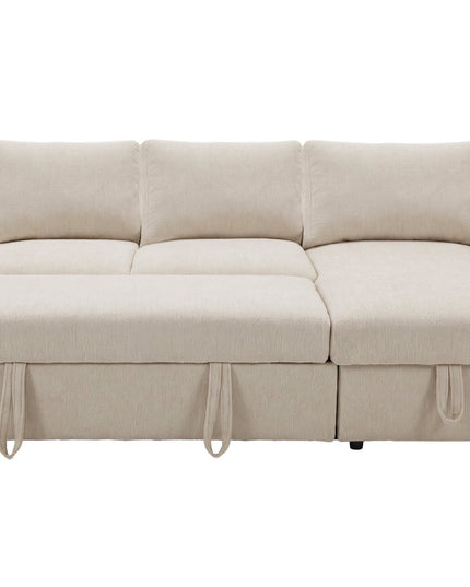 Teo divaanivuodesohva vaihdettavalla divaanilla - beige bouclé - #KalusteDuo_#Huonekaluliike_Sohva