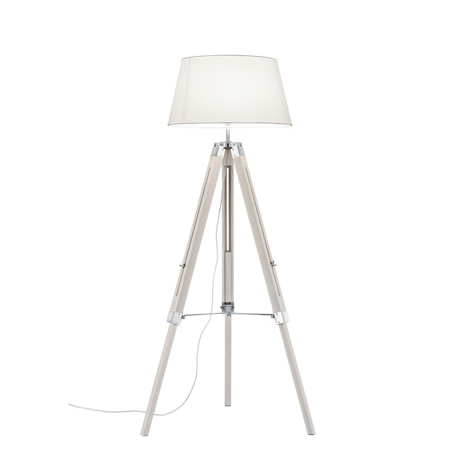 Tripod lattiavalaisin - valkoinen - #KalusteDuo_#Huonekaluliike_Lattiavalaisin