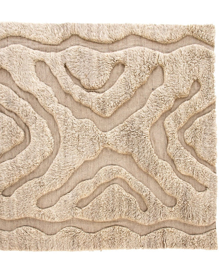 Trondheim x Josefin Lustig - matto - beige/valkoinen - villa - 400*400 - KalusteDuo_Huonekaluliike_Matto