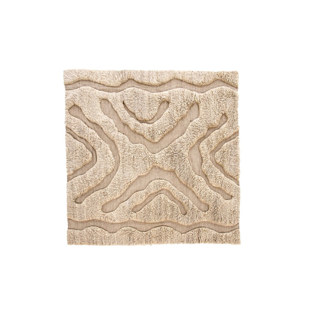 Trondheim x Josefin Lustig - matto - beige/valkoinen - villa - 400*400 - KalusteDuo_Huonekaluliike_Matto