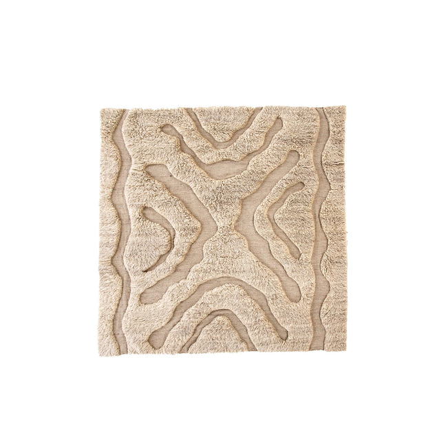 Trondheim x Josefin Lustig - matto - beige/valkoinen - villa - 400*400 - KalusteDuo_Huonekaluliike_Matto