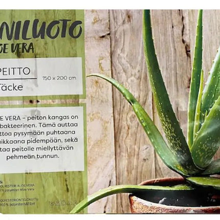 Uniluoto ALOE VERA ‑peitto 150 × 200 cm - KalusteDuo_Huonekaluliike_peitto