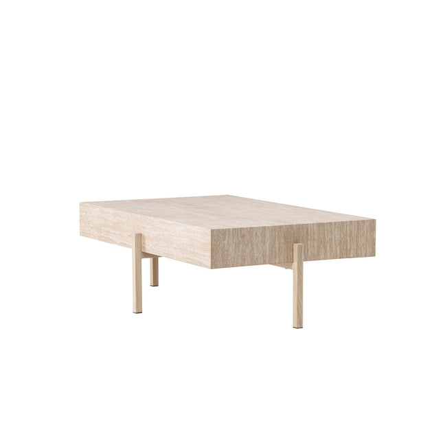Vadholmen sohvapöytä 76x130 - travertiinin näköinen / FSC 100% - KalusteDuo_Huonekaluliike_Pöytä