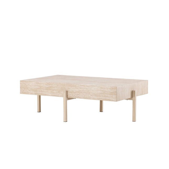Vadholmen sohvapöytä 76x130 - travertiinin näköinen / FSC 100% - KalusteDuo_Huonekaluliike_Pöytä