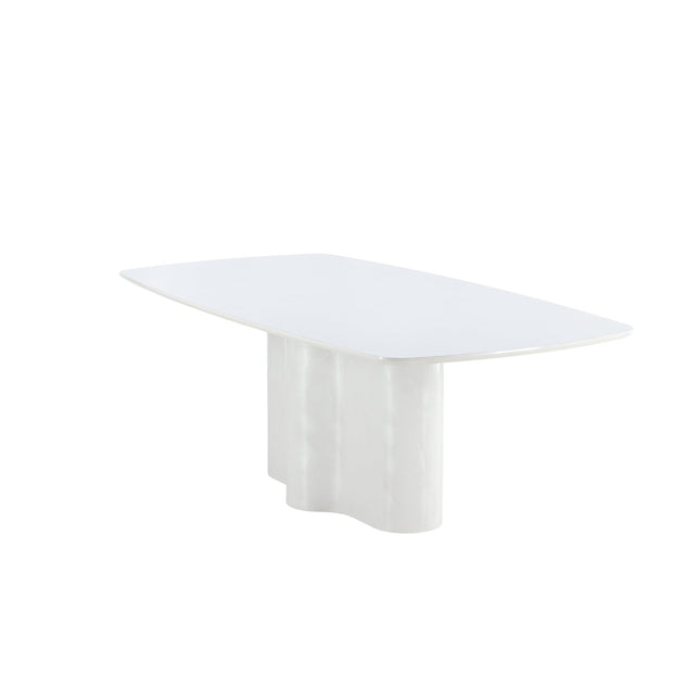 Väddö suorakaiteen muotoinen ruokapöytä 220x110x75 cm - MDF / valkoinen lakkamaalaus - KalusteDuo_Huonekaluliike_Ruokapöytä