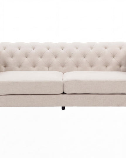 Velvet 3-istuttava sohva - beige sametti - #KalusteDuo_#Huonekaluliike_Sohva