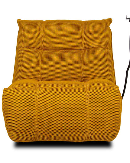 Vibe recliner‑tuoli – sinapinkeltainen, 360° kääntö, puhelinpidike - #KalusteDuo_#Huonekaluliike_recliner tuoli