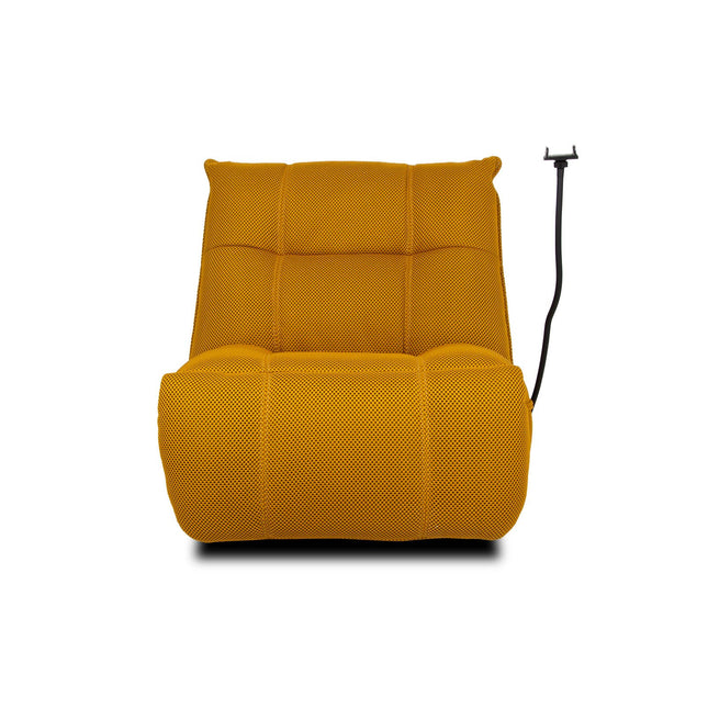 Vibe recliner‑tuoli – sinapinkeltainen, 360° kääntö, puhelinpidike - #KalusteDuo_#Huonekaluliike_recliner tuoli