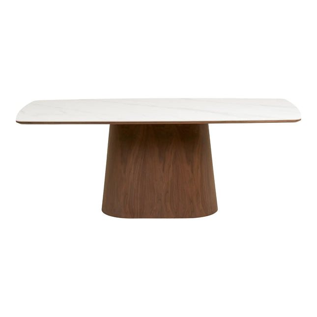 Visby ruokapöytä 90x200 keraamisella kannella - pähkinä - KalusteDuo_Huonekaluliike_Ruokapöytä