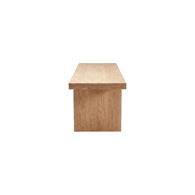 Yakunik sohvapöytä 120x38 cm- kumipuu / luonnonvärinen MDF - KalusteDuo_Huonekaluliike_Pöytä