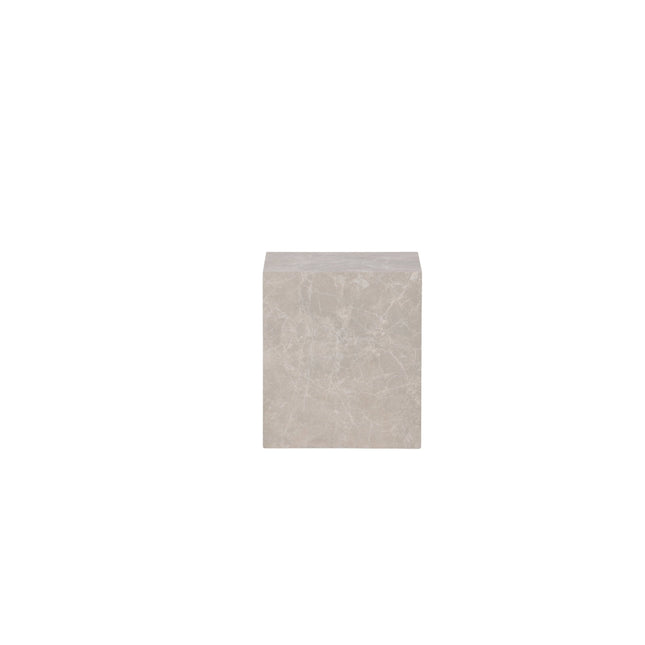 York korkea sohvapöytä - beige / marmorinvärinen MDF - KalusteDuo_Huonekaluliike_Pöytä