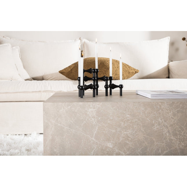 York matala sohvapöytä - beige / marmorinvärinen MDF - KalusteDuo_Huonekaluliike_Pöytä