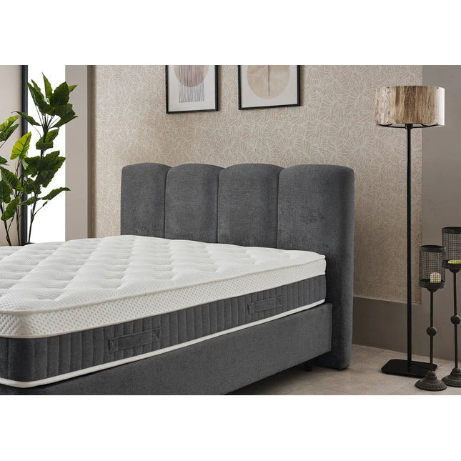 Zen Harmony jenkkisänky – 160 - 180x200 cm - beige tai harmaa - KalusteDuo_Huonekaluliike_Jenkkisänky